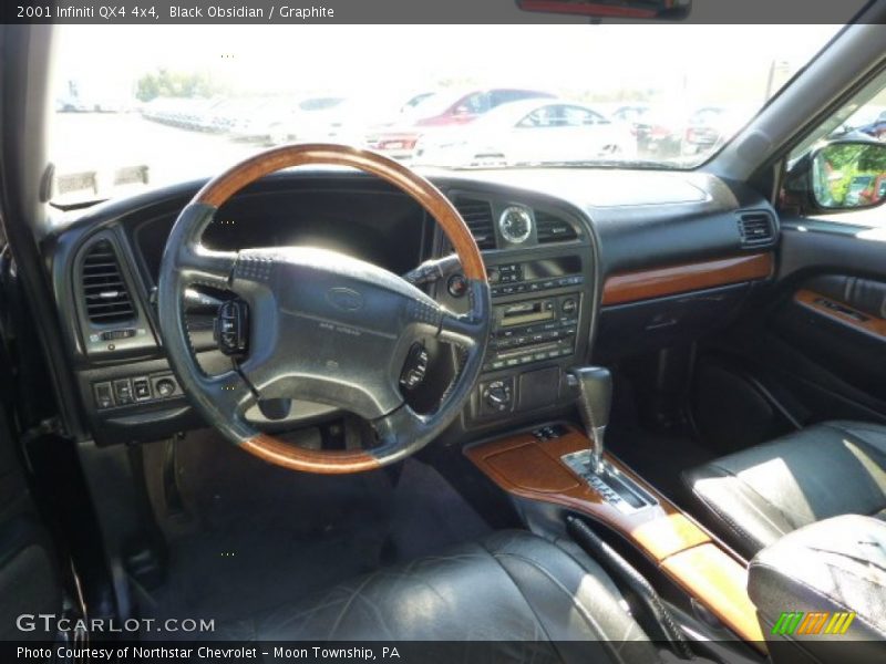 Black Obsidian / Graphite 2001 Infiniti QX4 4x4
