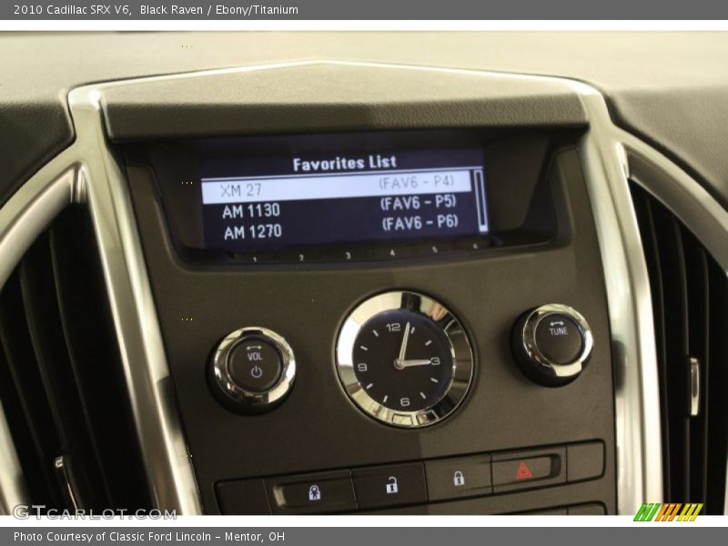 Black Raven / Ebony/Titanium 2010 Cadillac SRX V6