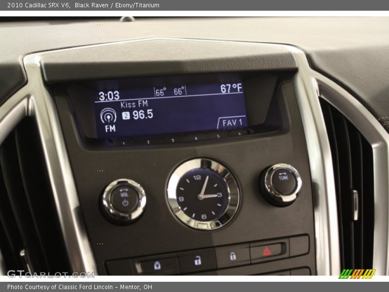 Black Raven / Ebony/Titanium 2010 Cadillac SRX V6