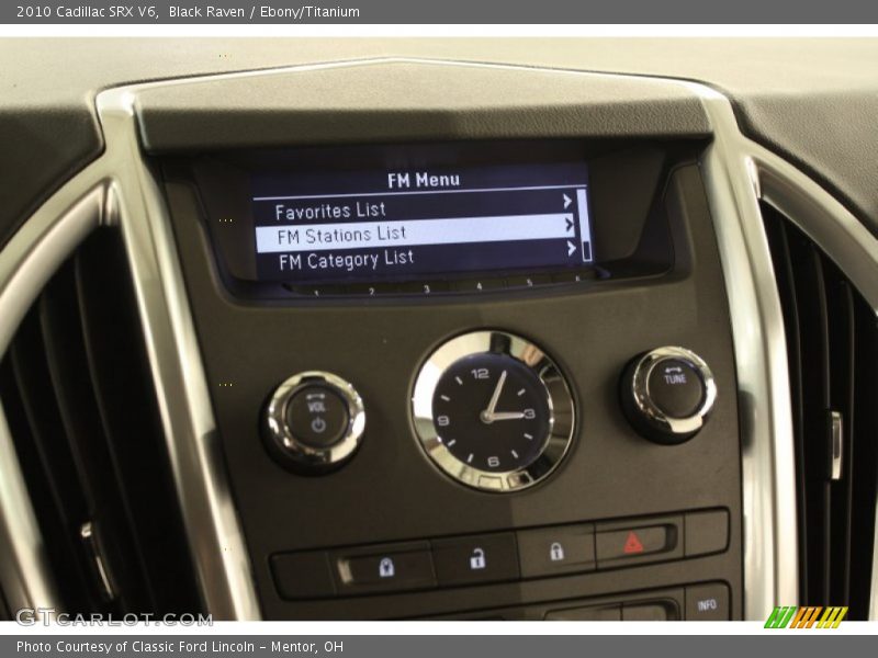 Black Raven / Ebony/Titanium 2010 Cadillac SRX V6