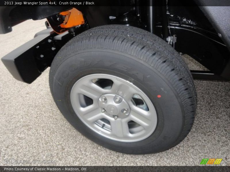 Crush Orange / Black 2013 Jeep Wrangler Sport 4x4