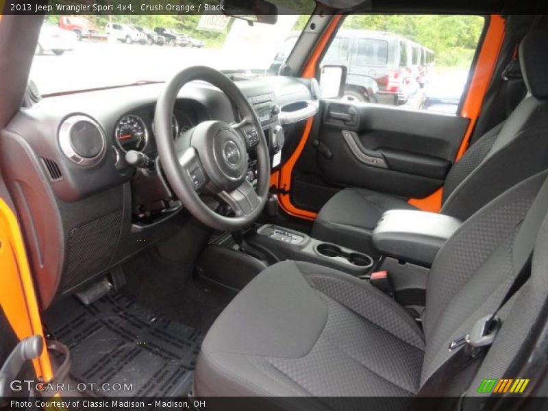 Crush Orange / Black 2013 Jeep Wrangler Sport 4x4