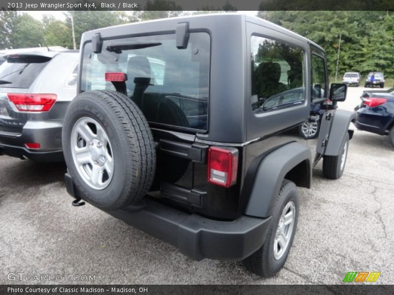 Black / Black 2013 Jeep Wrangler Sport 4x4