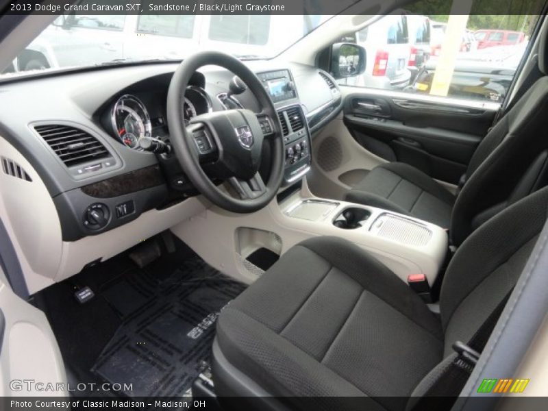 Sandstone / Black/Light Graystone 2013 Dodge Grand Caravan SXT