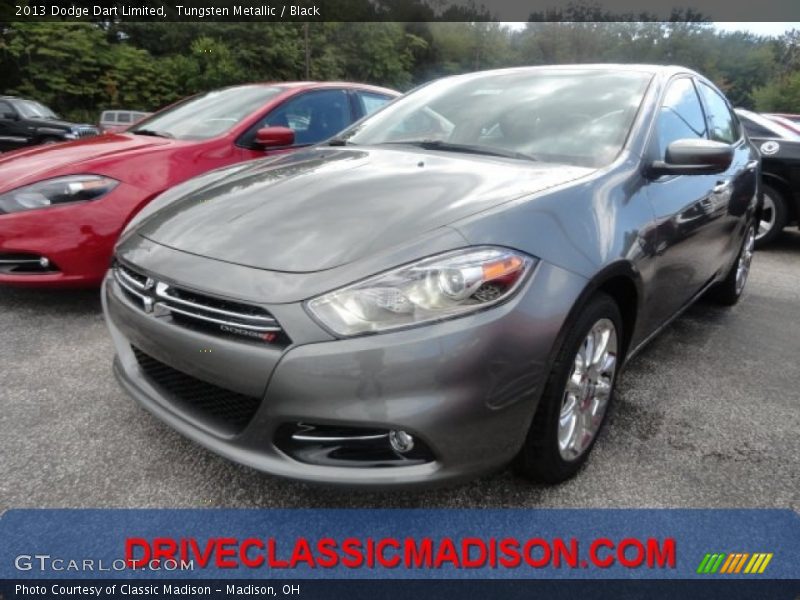 Tungsten Metallic / Black 2013 Dodge Dart Limited