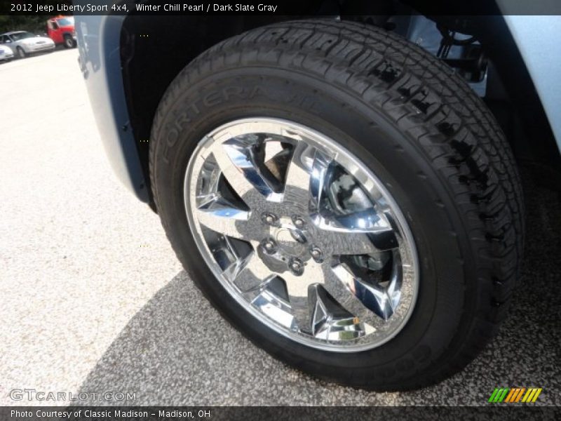 Winter Chill Pearl / Dark Slate Gray 2012 Jeep Liberty Sport 4x4
