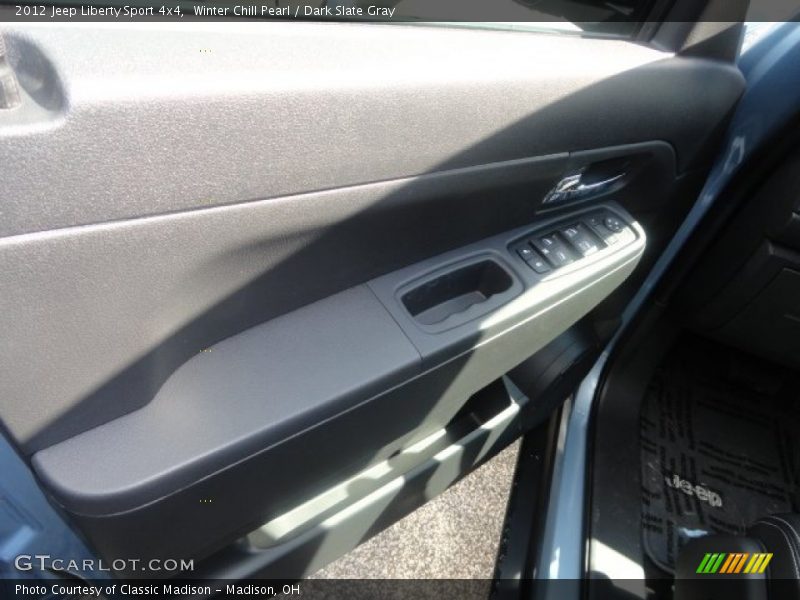 Winter Chill Pearl / Dark Slate Gray 2012 Jeep Liberty Sport 4x4