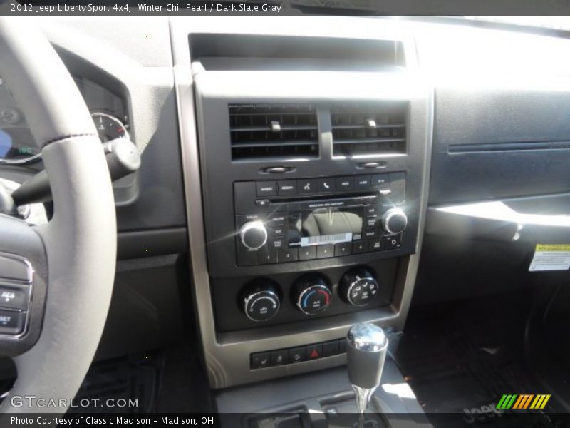 Winter Chill Pearl / Dark Slate Gray 2012 Jeep Liberty Sport 4x4