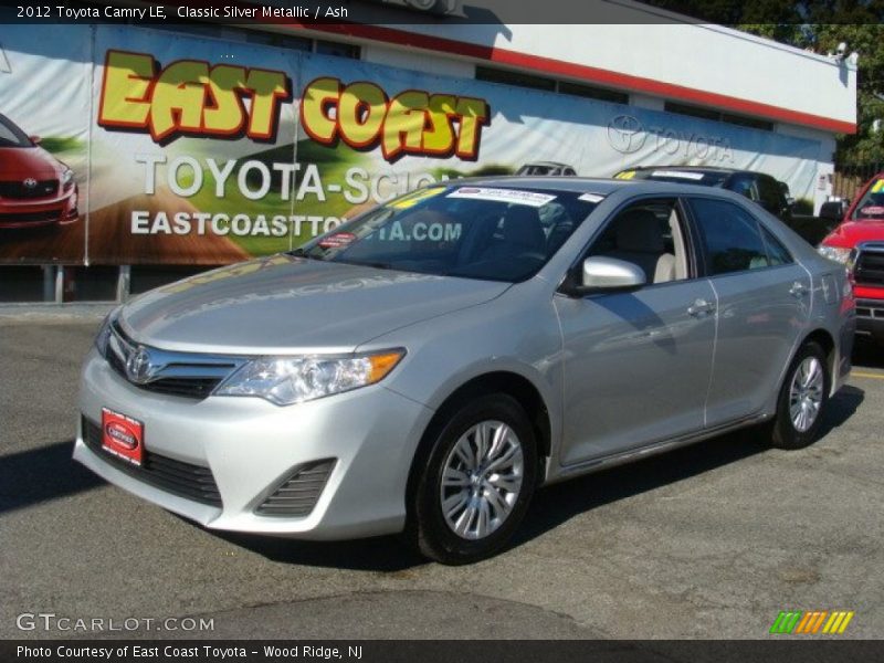 Classic Silver Metallic / Ash 2012 Toyota Camry LE