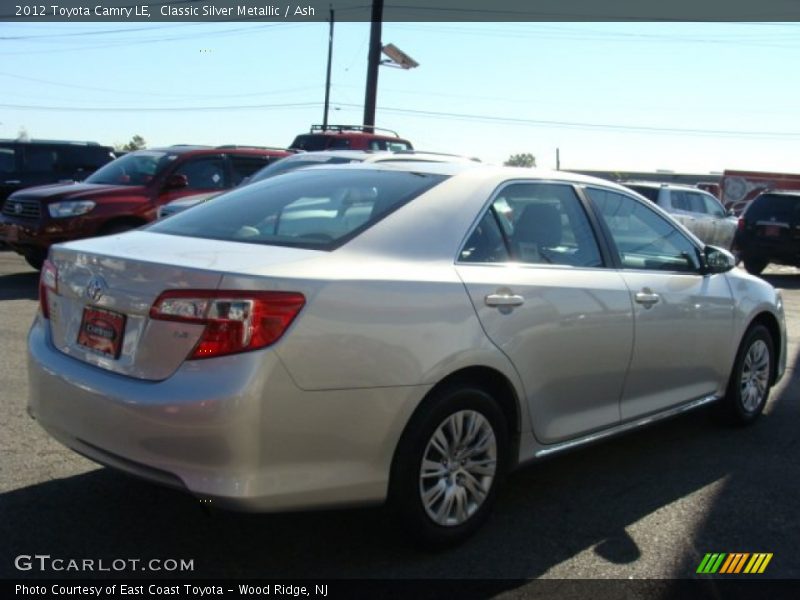 Classic Silver Metallic / Ash 2012 Toyota Camry LE