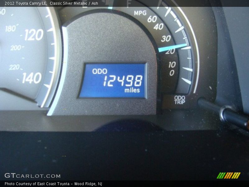 Classic Silver Metallic / Ash 2012 Toyota Camry LE