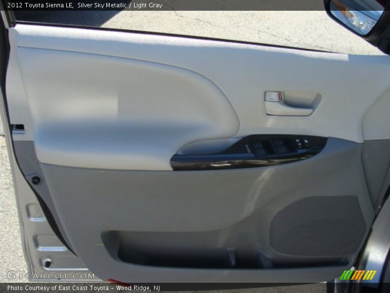 Silver Sky Metallic / Light Gray 2012 Toyota Sienna LE