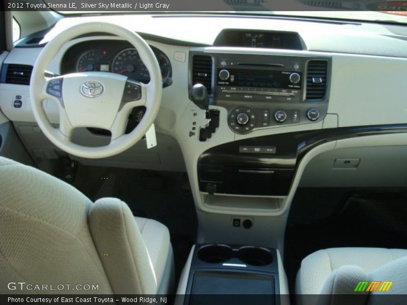 Silver Sky Metallic / Light Gray 2012 Toyota Sienna LE