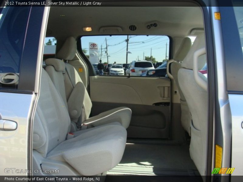 Silver Sky Metallic / Light Gray 2012 Toyota Sienna LE