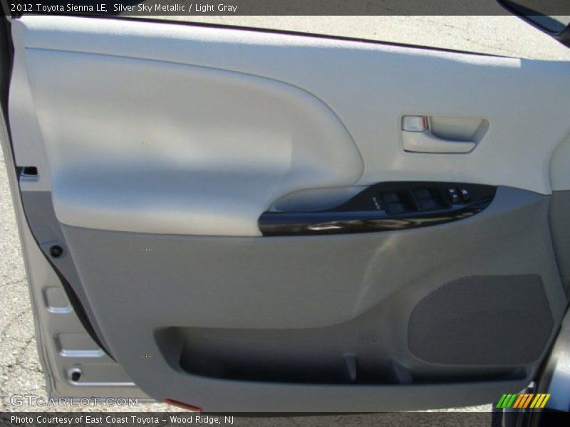 Silver Sky Metallic / Light Gray 2012 Toyota Sienna LE