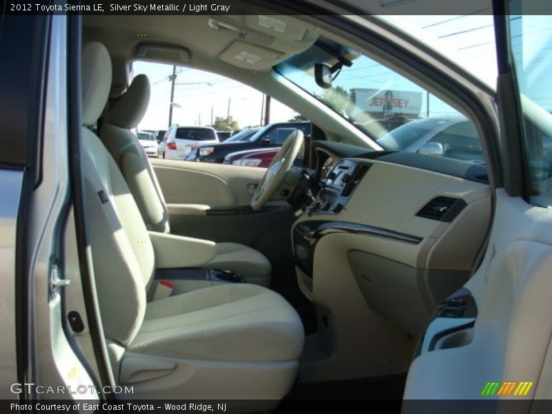 Silver Sky Metallic / Light Gray 2012 Toyota Sienna LE