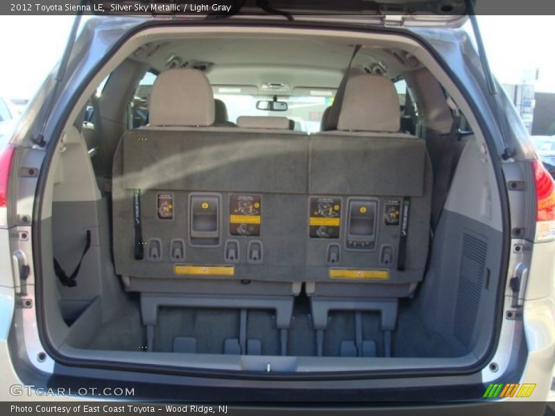 Silver Sky Metallic / Light Gray 2012 Toyota Sienna LE