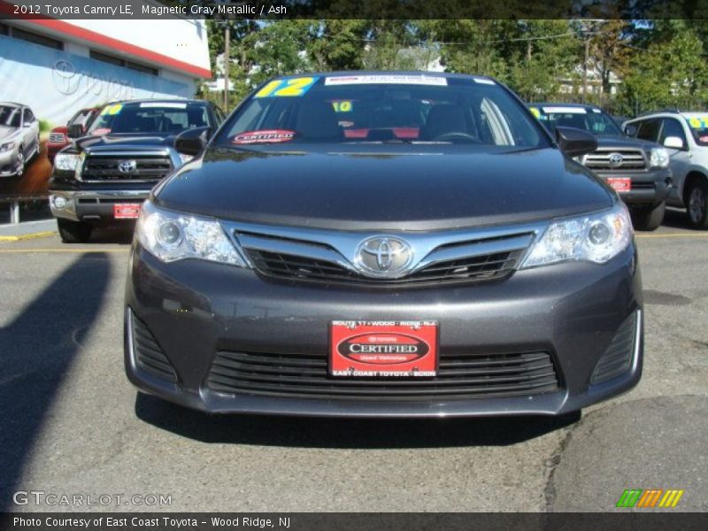 Magnetic Gray Metallic / Ash 2012 Toyota Camry LE