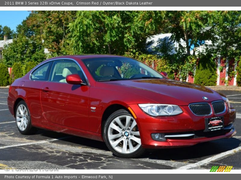 Crimson Red / Oyster/Black Dakota Leather 2011 BMW 3 Series 328i xDrive Coupe