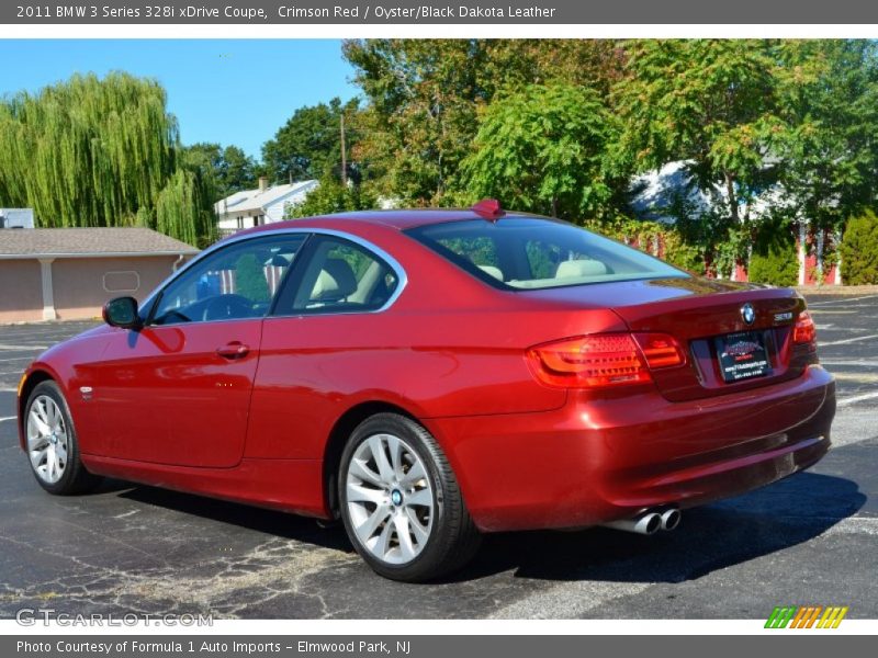 Crimson Red / Oyster/Black Dakota Leather 2011 BMW 3 Series 328i xDrive Coupe