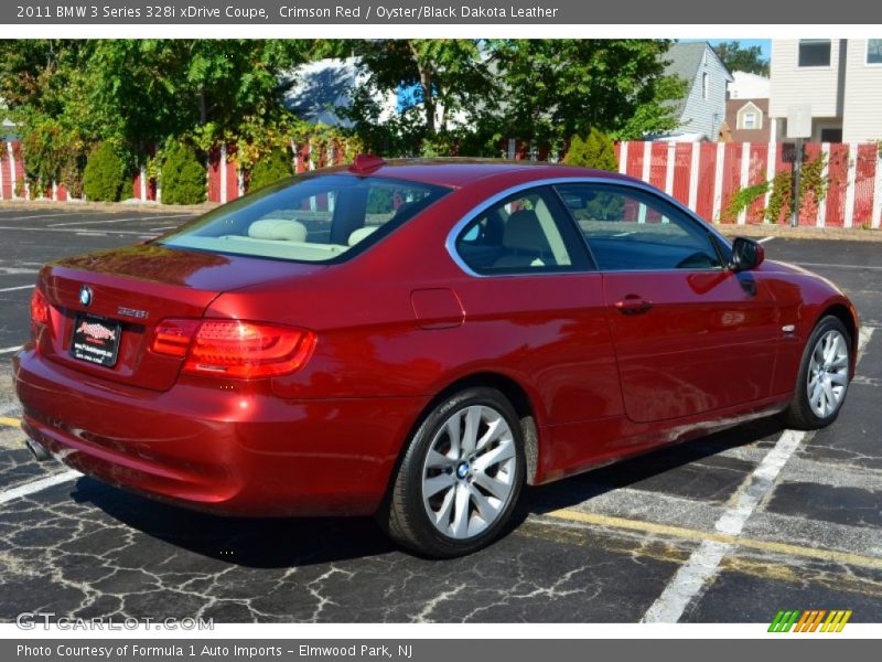 Crimson Red / Oyster/Black Dakota Leather 2011 BMW 3 Series 328i xDrive Coupe