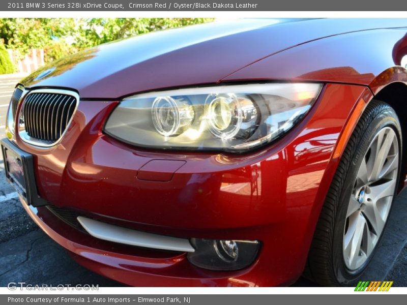 Crimson Red / Oyster/Black Dakota Leather 2011 BMW 3 Series 328i xDrive Coupe