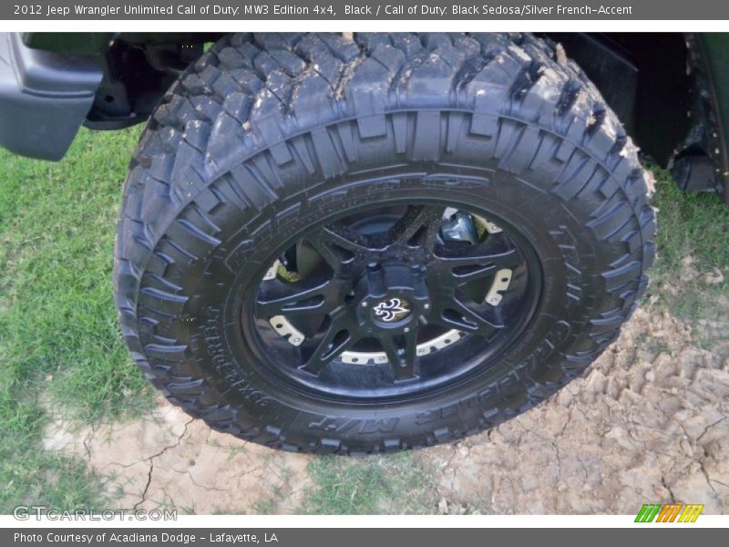 Black / Call of Duty: Black Sedosa/Silver French-Accent 2012 Jeep Wrangler Unlimited Call of Duty: MW3 Edition 4x4