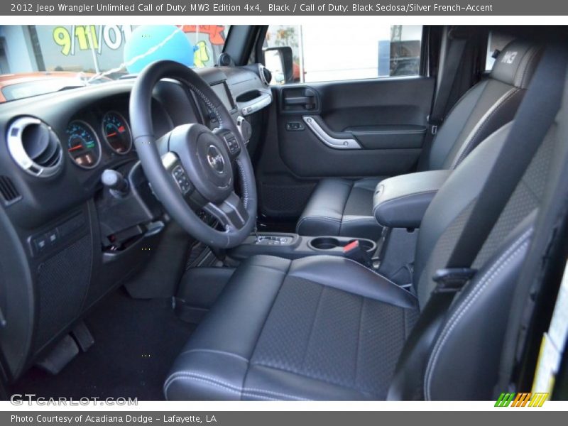  2012 Wrangler Unlimited Call of Duty: MW3 Edition 4x4 Call of Duty: Black Sedosa/Silver French-Accent Interior
