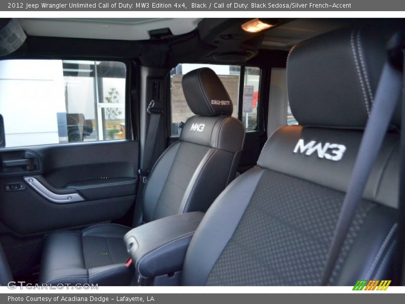  2012 Wrangler Unlimited Call of Duty: MW3 Edition 4x4 Call of Duty: Black Sedosa/Silver French-Accent Interior