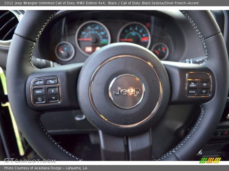Black / Call of Duty: Black Sedosa/Silver French-Accent 2012 Jeep Wrangler Unlimited Call of Duty: MW3 Edition 4x4