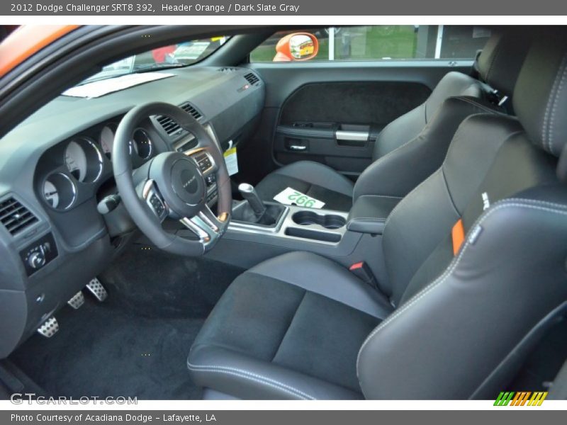  2012 Challenger SRT8 392 Dark Slate Gray Interior
