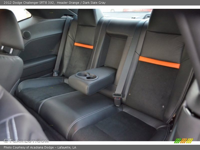 Rear Seat of 2012 Challenger SRT8 392
