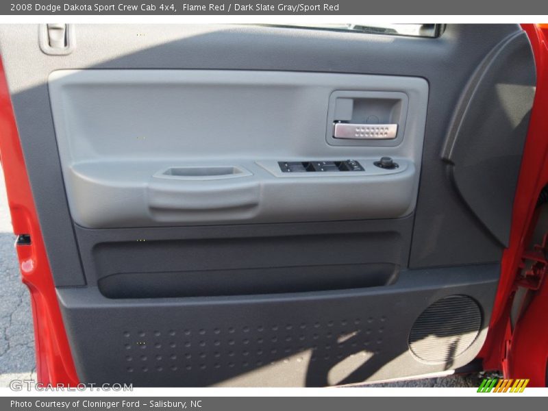 Flame Red / Dark Slate Gray/Sport Red 2008 Dodge Dakota Sport Crew Cab 4x4