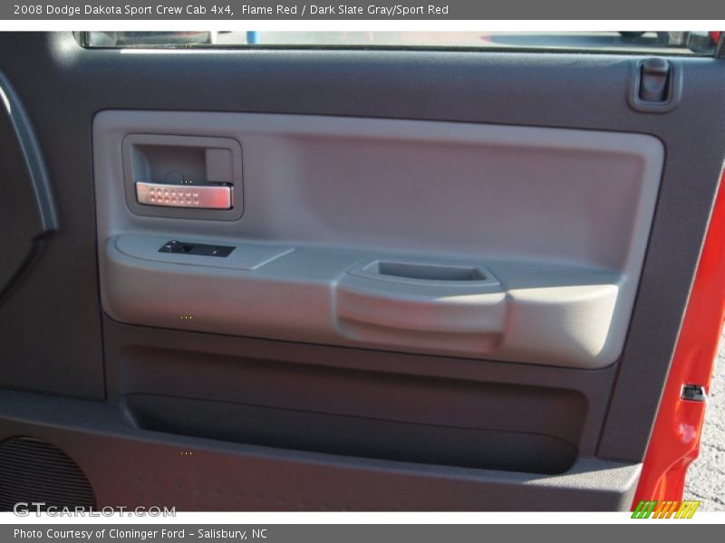 Flame Red / Dark Slate Gray/Sport Red 2008 Dodge Dakota Sport Crew Cab 4x4