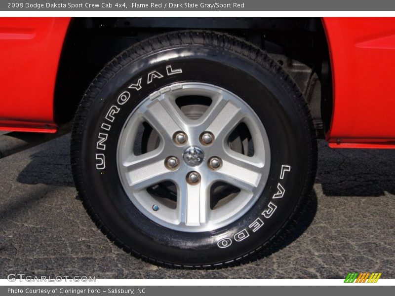  2008 Dakota Sport Crew Cab 4x4 Wheel
