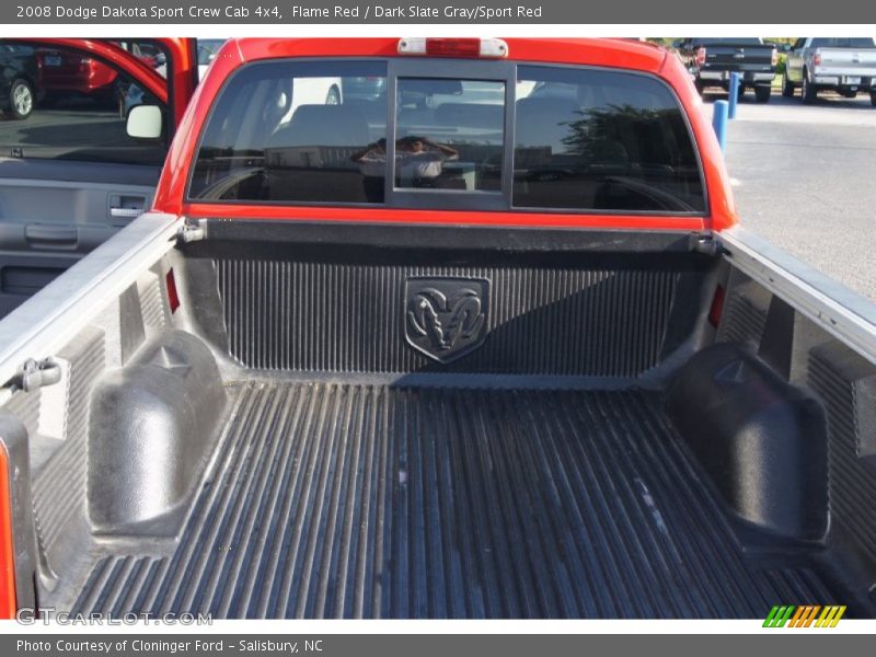 Flame Red / Dark Slate Gray/Sport Red 2008 Dodge Dakota Sport Crew Cab 4x4