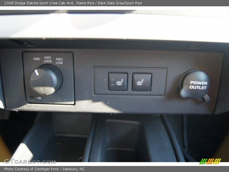 Flame Red / Dark Slate Gray/Sport Red 2008 Dodge Dakota Sport Crew Cab 4x4