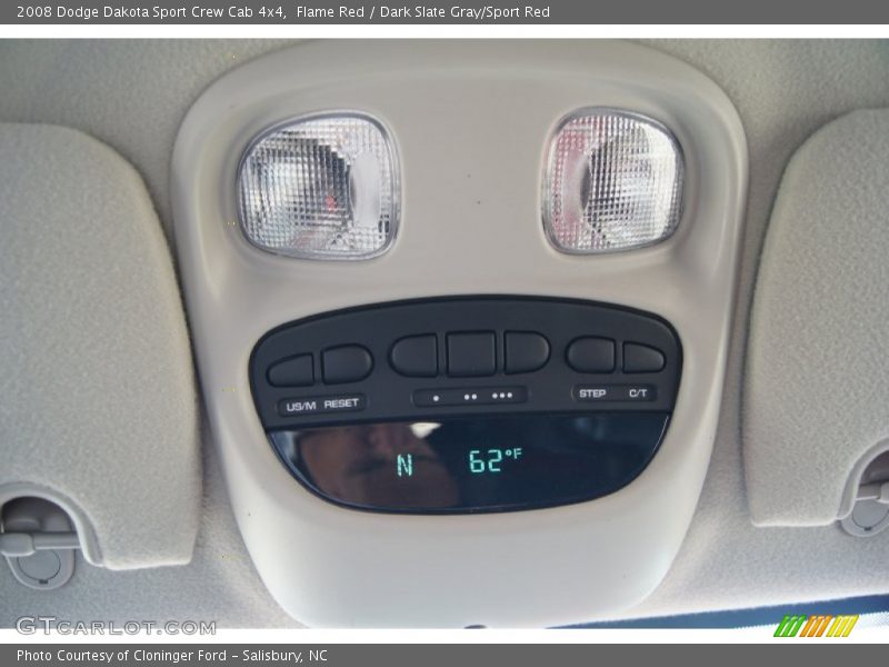 Flame Red / Dark Slate Gray/Sport Red 2008 Dodge Dakota Sport Crew Cab 4x4