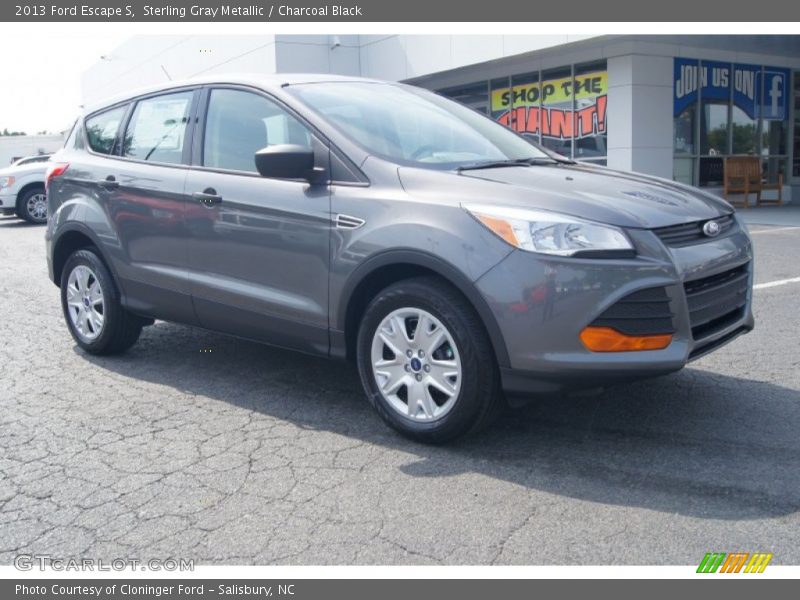 Sterling Gray Metallic / Charcoal Black 2013 Ford Escape S