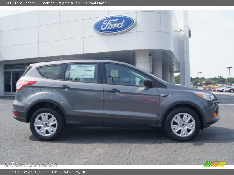 Sterling Gray Metallic / Charcoal Black 2013 Ford Escape S