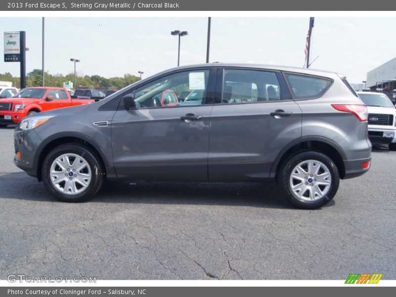 Sterling Gray Metallic / Charcoal Black 2013 Ford Escape S