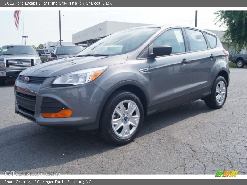 Sterling Gray Metallic / Charcoal Black 2013 Ford Escape S