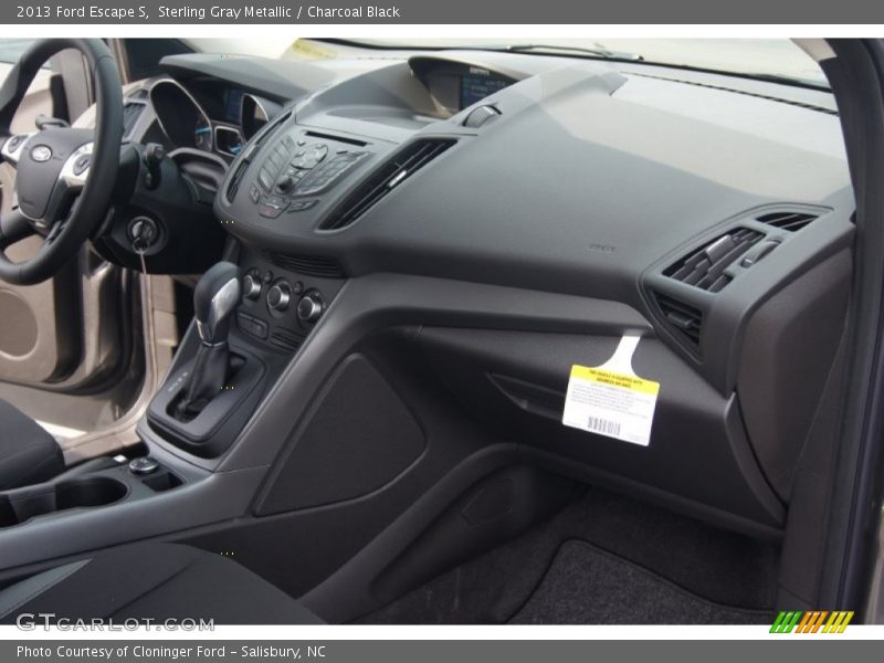 Sterling Gray Metallic / Charcoal Black 2013 Ford Escape S