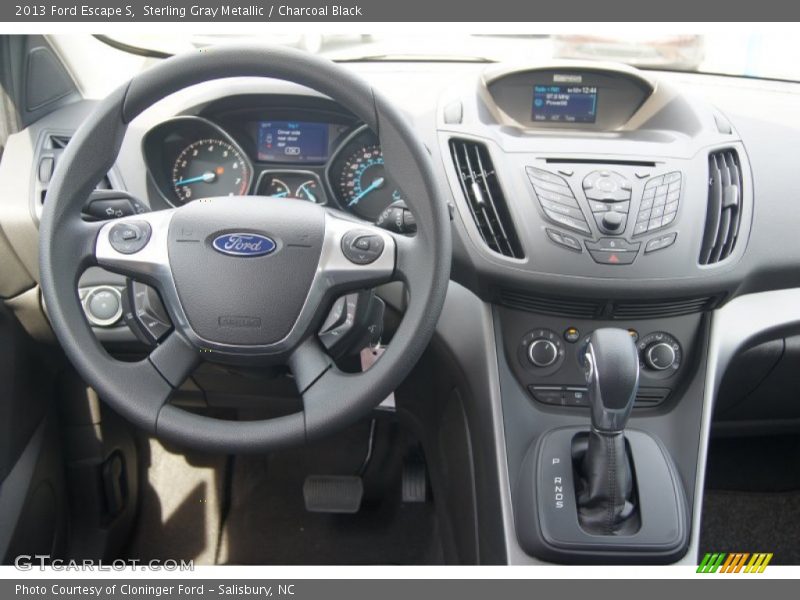 Sterling Gray Metallic / Charcoal Black 2013 Ford Escape S