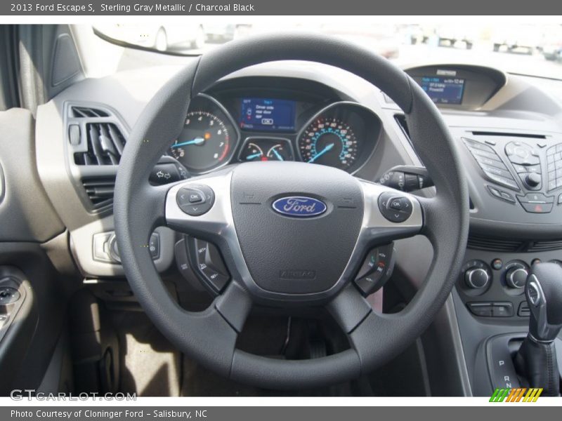 Sterling Gray Metallic / Charcoal Black 2013 Ford Escape S
