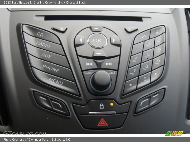 Sterling Gray Metallic / Charcoal Black 2013 Ford Escape S