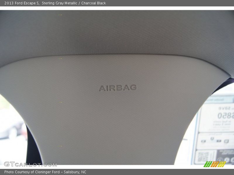 Sterling Gray Metallic / Charcoal Black 2013 Ford Escape S