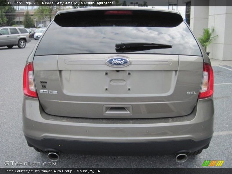 Mineral Gray Metallic / Medium Light Stone 2013 Ford Edge SEL