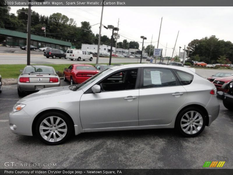 Spark Silver Metallic / Carbon Black 2009 Subaru Impreza WRX Wagon