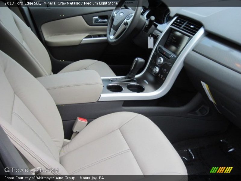 Mineral Gray Metallic / Medium Light Stone 2013 Ford Edge SEL